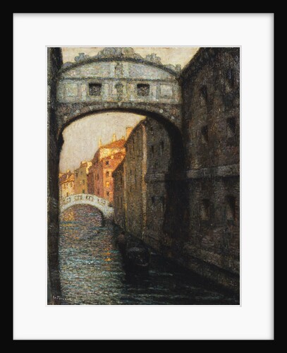 Venice - the Bridge of Sighs by Henri Le Sidaner