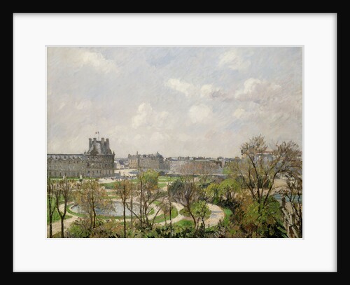 Jardin des Tuileries, Spring Morning by Camille Pissarro