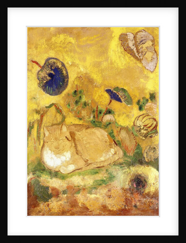 Bazon, the Artist's Cat by Odilon Redon