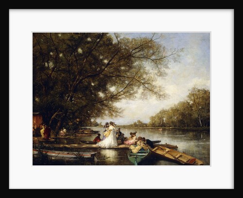 Boating Party on the Thames by Ferdinand Heilbuth