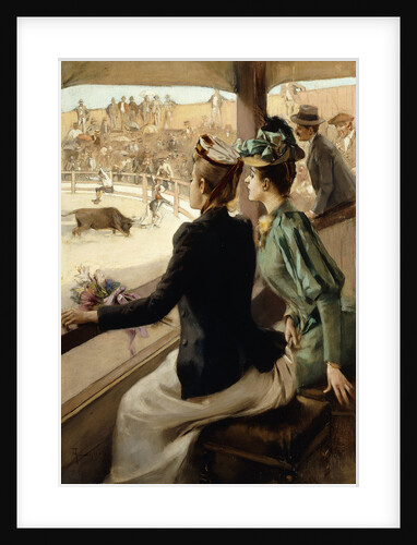 At the Bullfight by Albert Lynch