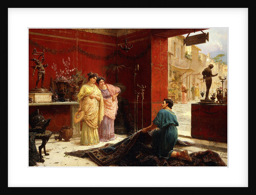 Selling His Wares by Ettore Forti