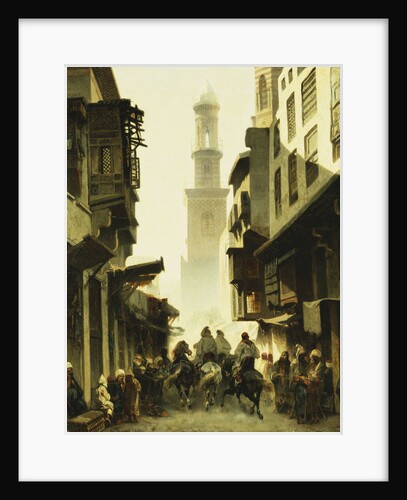 Street Scene in Damascus by Alberto Pasini