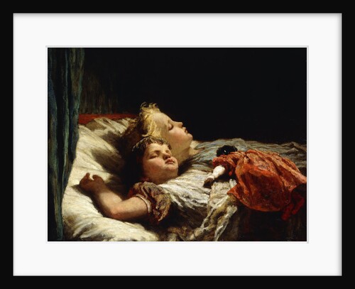 Sweet Slumber by Karl Wilhelm Friedrich Bauerle