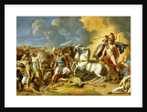 A Scene from the Trojan Wars by Antonio Rafaelle Calliano