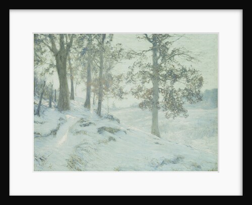 Lingering Oak Leaves by Walter Launt Palmer
