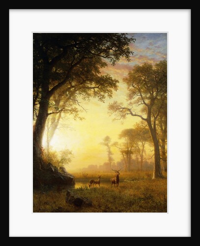 Light in the Forest by Albert Bierstadt
