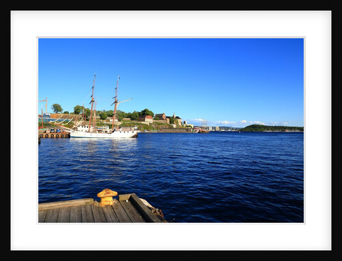 Aker Brygge district near the seaport. by Anonymous
