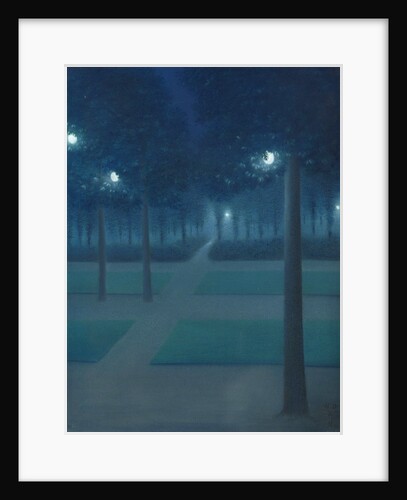 Nocturne in the Parc Royal, Brussels by William Degouve de Nuncques
