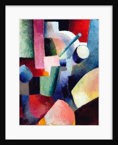 Colored Composition of Forms by August Macke