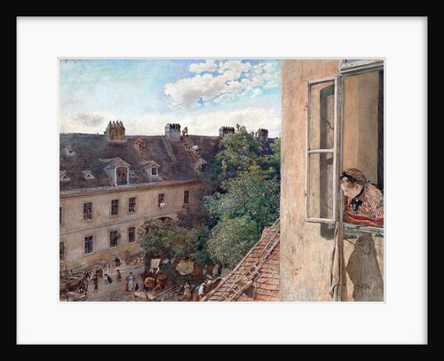 Vienna - View of the Alservorstadt by Rudolf von Alt