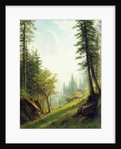 Among the Bernese Alps by Albert Bierstadt