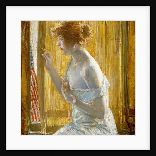 Boys Marching By by Frederick Childe Hassam