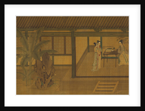 The Women's Classic of Filial Piety: scene 7, On Noblewomen - Servants reporting to their mistress by Anonymous