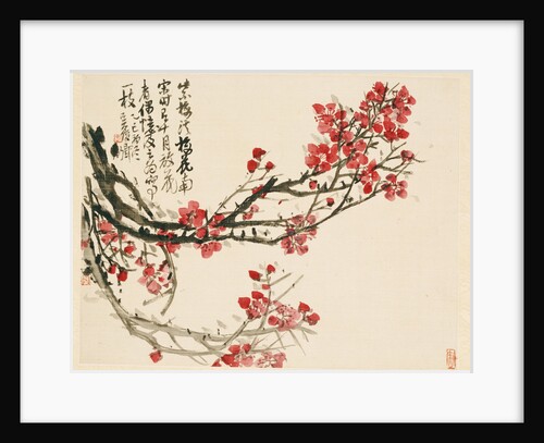 Plum Blossoms by Wu Changshuo