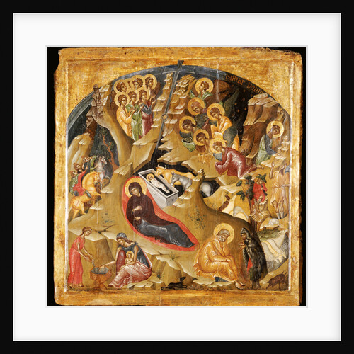 An important late Byzantine icon of the Nativity of Christ by Anonymous