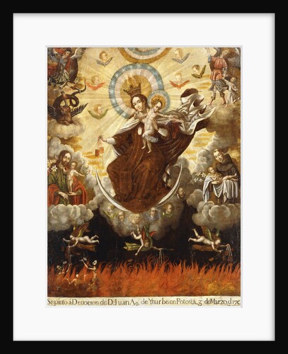 Virgin of the Carmelites by Gaspar Miguel de Berrio