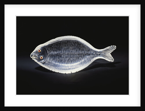 An unusual House of Faberge rock-crystal carving of a sole by Anonymous