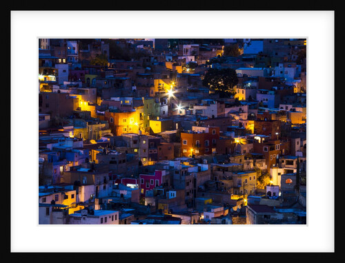 Night Lighting of the city of Guanajuato by Anonymous