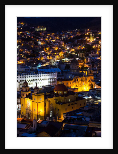 Night Lighting of the city of Guanajuato by Anonymous