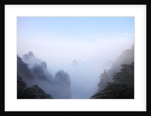 Evening Light on The Yellow Mountains by Anonymous