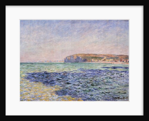 Shadows on the Sea - The Cliffs at Pourville by Claude Monet