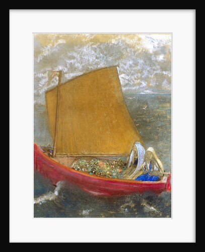 La Voile Jaune (The Yellow Sail) by Odilon Redon