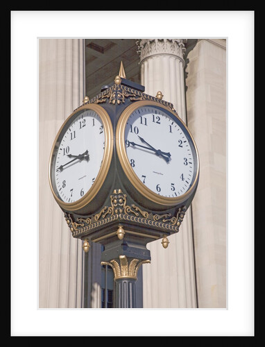 Antique Public Clock Philadelphia PA by Anonymous