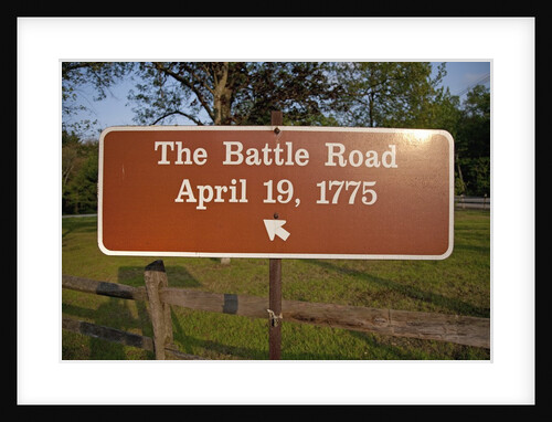 Road Sign for American Revolution by Anonymous