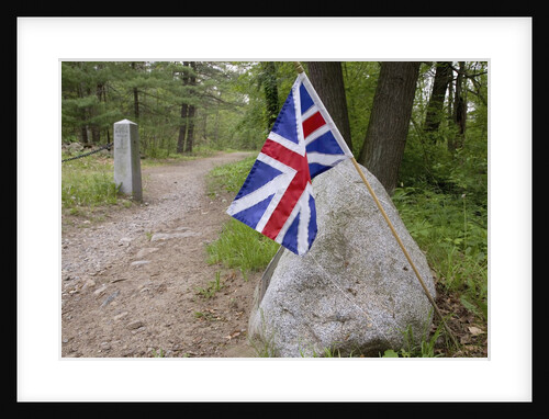 British Flag honoring losses during American Revolution by Anonymous