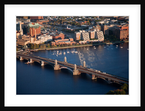 Sunrise Aerials of Boston, Cambridge and Charles River in New England by Anonymous