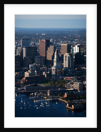 Sunrise Aerials of Boston Skyline and New England by Anonymous