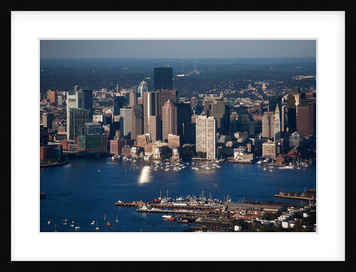 Sunrise Aerials of Boston Skyline and New England by Anonymous