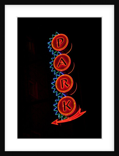 Neon sign to Park, St. Louis, MO by Anonymous