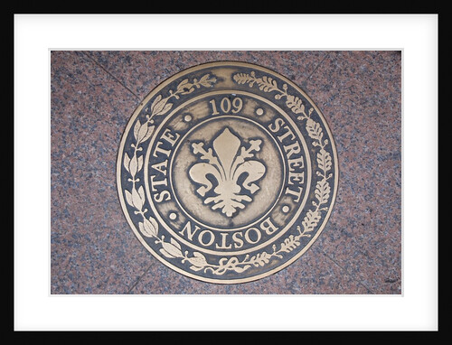 State Street 109 sewer lid, Freedom Trail, Boston, MA by Anonymous