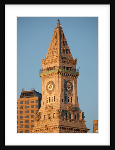Boston Skyline at sunrise features Commerce House Tower, Boston, MA. by Anonymous