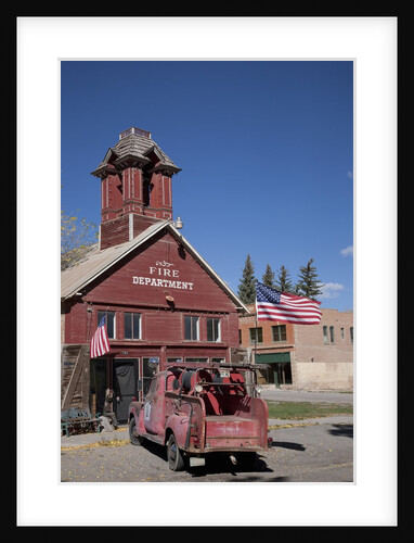Fire Department steeple, Ridgeway, CO by Anonymous