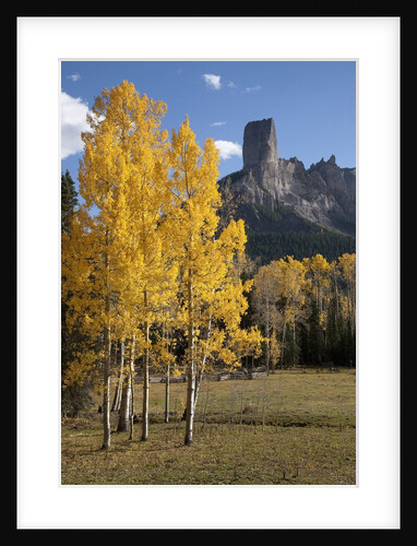 Chimney Peak and Courthouse Mountains in the Uncompahgre National Forest, Colorado by Anonymous