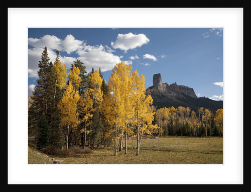 Chimney Peak and Courthouse Mountains in the Uncompahgre National Forest, Colorado by Anonymous