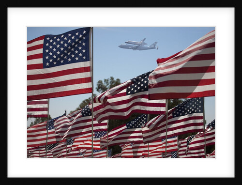 Space Shuttle Columbia's final flight over Los Angeles, CA 2012 by Anonymous