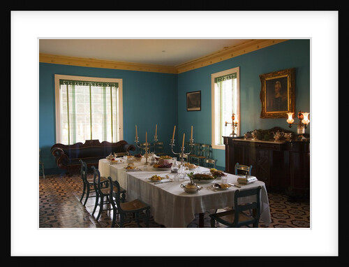 Interior view of The Hermitage, President Andrew Jackson Mansion and Home, Nashville, Davidson County, Tennessee, USA by Anonymous