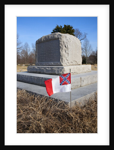 Confederate Flag at The Hermitage, President Andrew Jackson Mansion by Anonymous