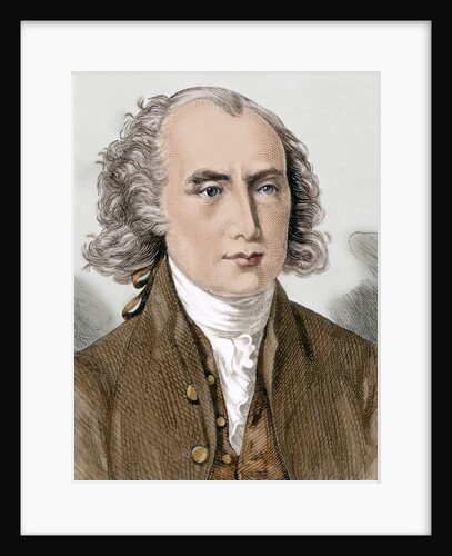 James Madison (1751-1836). American statesman. by Anonymous