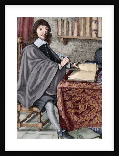 Descartes, Rene (1596-1650). French philosopher. by Anonymous