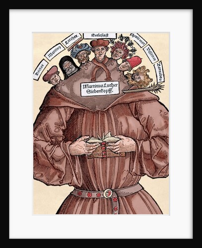 Protestant Reformation. Satire against Martin Luther (1483-1546). by Anonymous