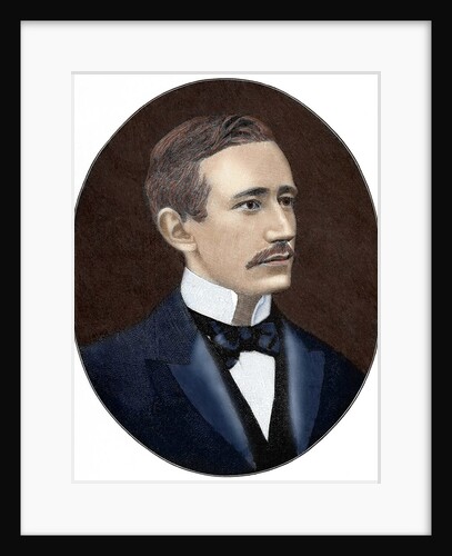 MARCONI, Guglielmo (1874-1937). Italian physicist. Nobel Prize in Physics in 1909. Engraving. by Anonymous