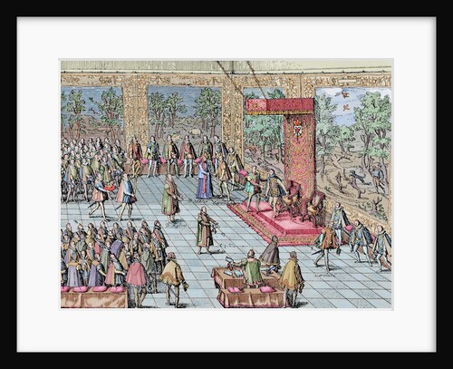 Charles I of Spain and V of Germany (1500-1558). Abdication of Charles V in Brussels. by Anonymous