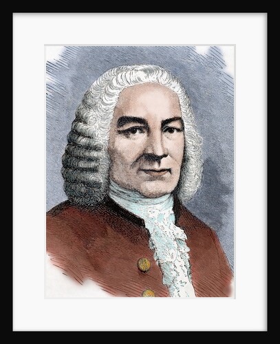 Bach, Johann Sebastian (1685-1750). German composer. by Anonymous