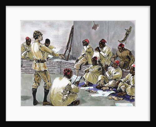Arthur J.M. Jepshon reading the letter of the Khedive to officials' council by Anonymous