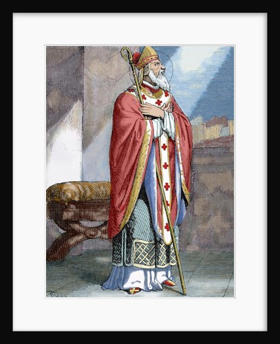 Saint Narcissus of Jerusalem (c. 99 - c. 216). by Anonymous
